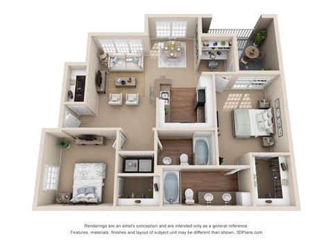 Maple 2bed 2bath 1119sqft at Stone Oak @ Parmer, Austin, TX